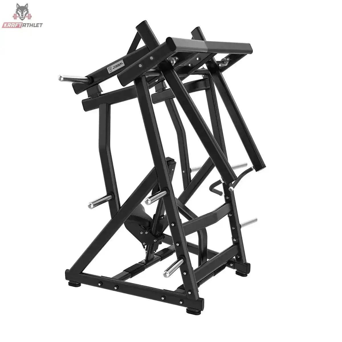 Titanium Strength Black Series IsoLateral D.Y. Row Rudermaschine in Schrägansicht von hinten
