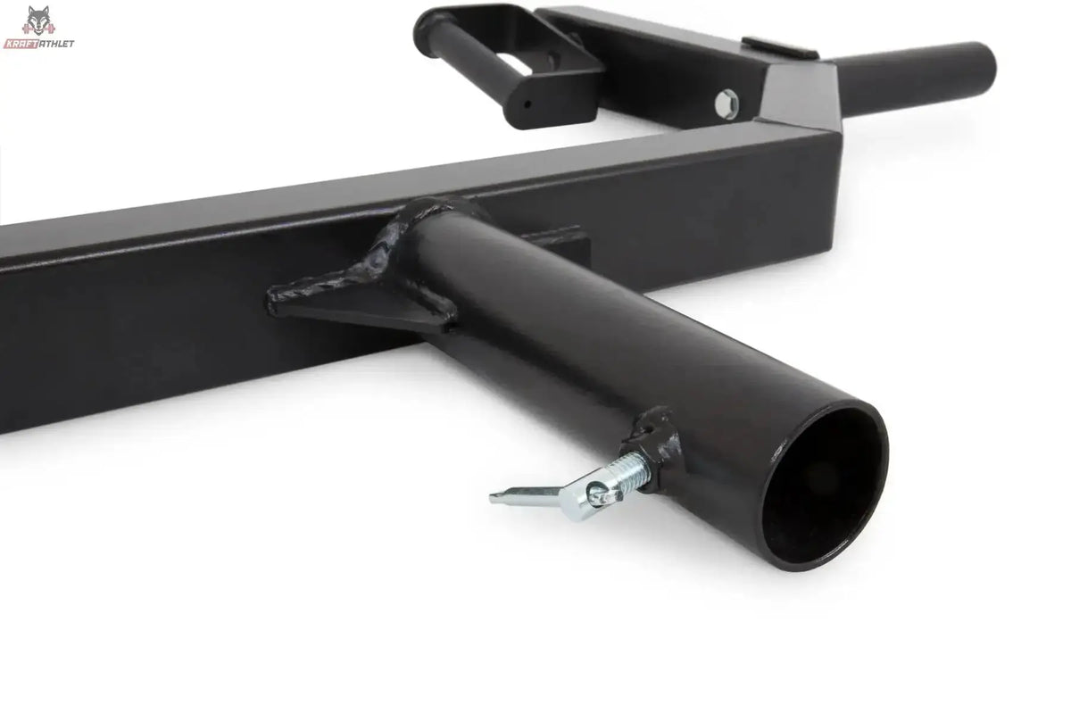 Titanium Strength CJ15 Clean and Jerk Handle, Detail der Hülse mit Sicherungsstift und Griffrohr