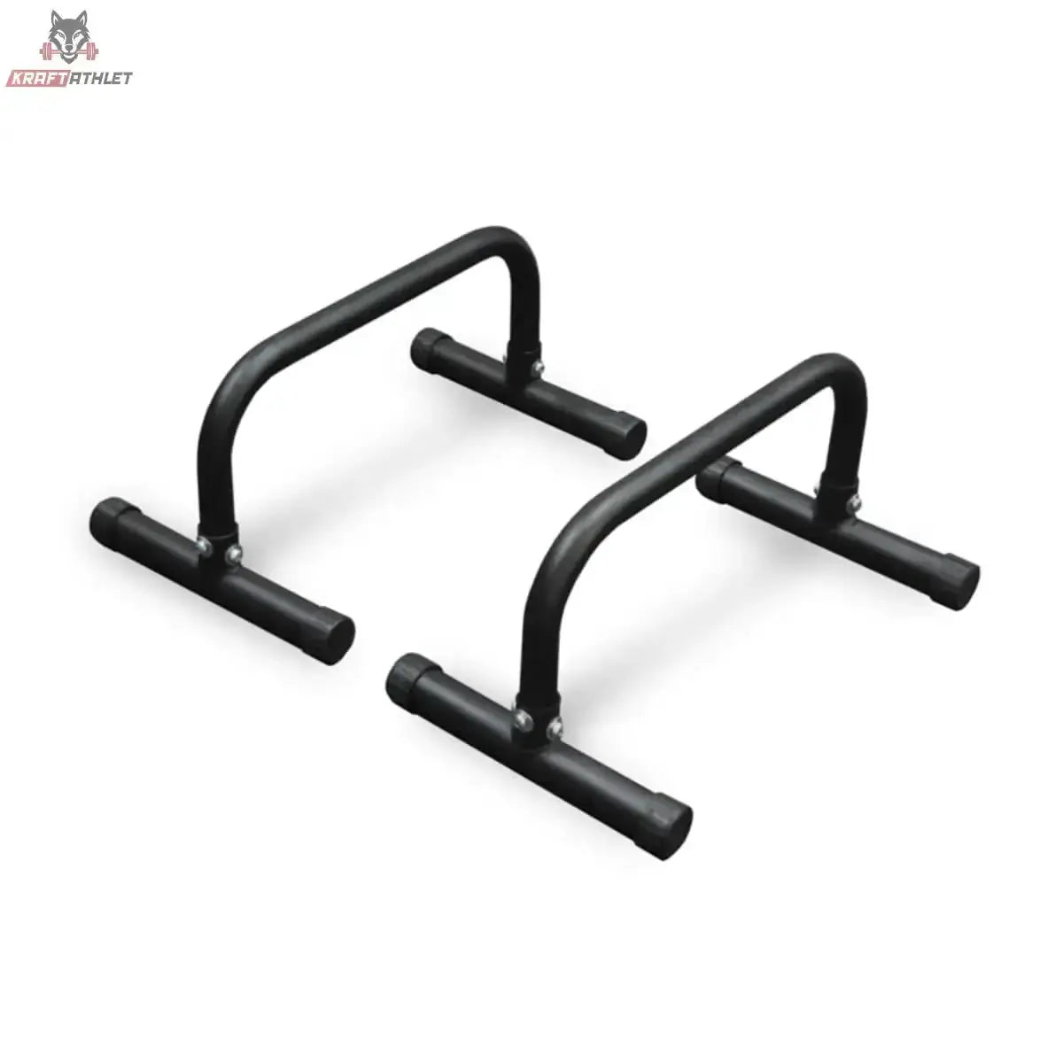 Titanium Strength CPB Parallel-Bars in Schwarz, Schrägansicht beider niedrigen Barren nebeneinander