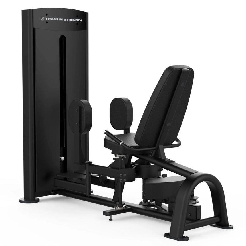 Titanium Strength Black Series Dual Abductor and Adductor Machine Titanium Strength