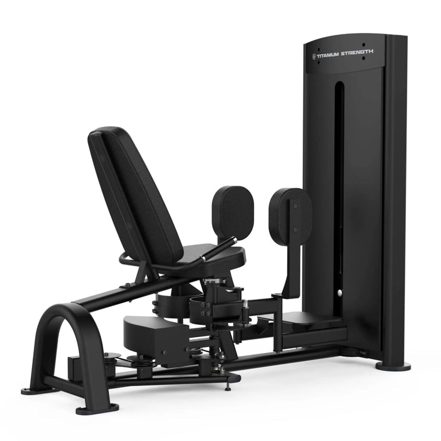 Titanium Strength Black Series Dual Abductor and Adductor Machine Titanium Strength