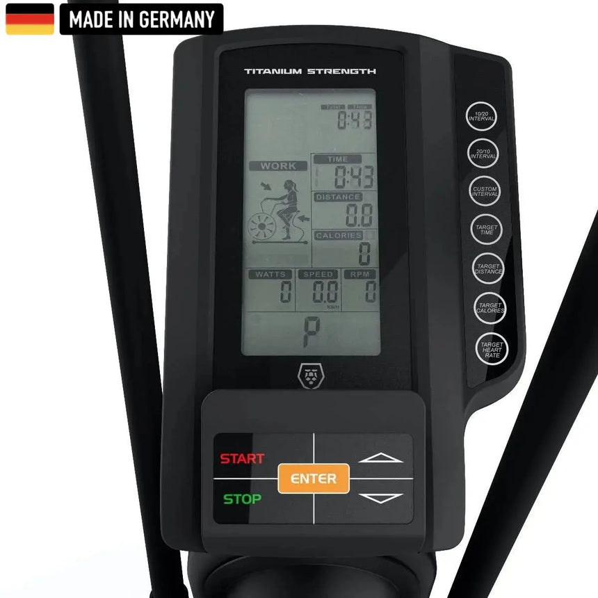 Titanium Strength Air Bike Pro V2 + Windschutz Titanium Strength