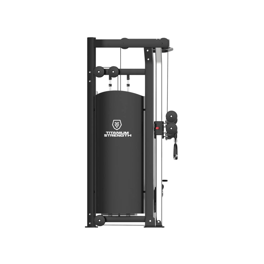 Titanium Strength Black Series Functional Trainer Double Adjustable Pulley Titanium Strength