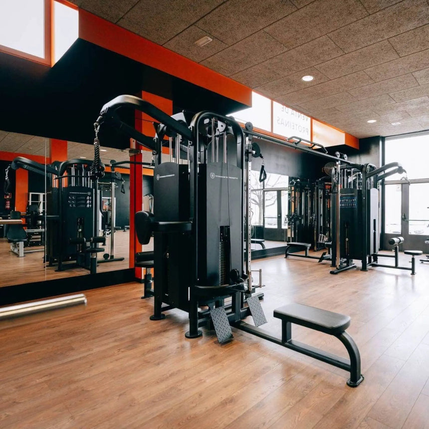 Titanium Strength Black Series 8-Station Multi Gym Machine Titanium Strength