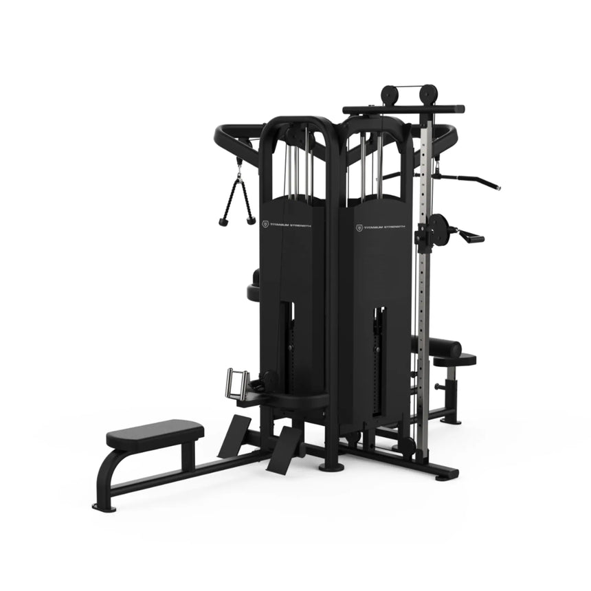 Titanium Strength 4-Station Black Series Multi Gym Machine Titanium Strength