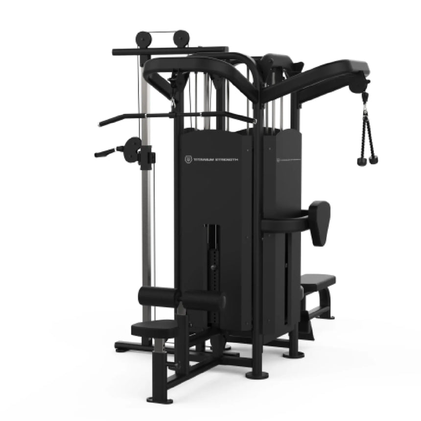 Titanium Strength 4-Station Black Series Multi Gym Machine Titanium Strength