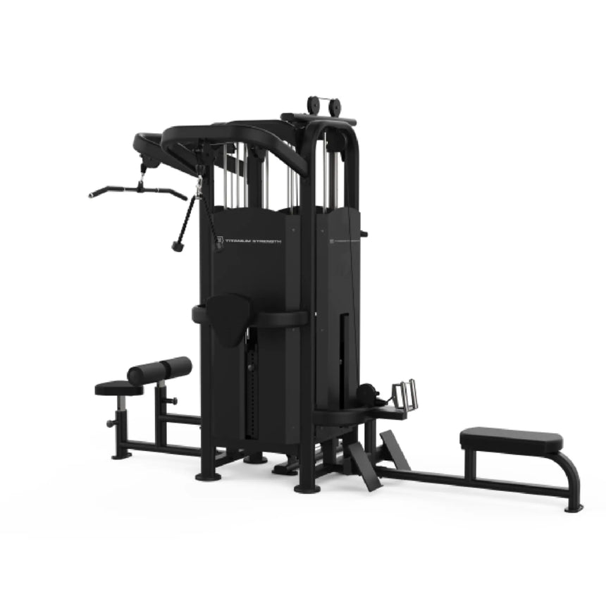 Titanium Strength 4-Station Black Series Multi Gym Machine Titanium Strength