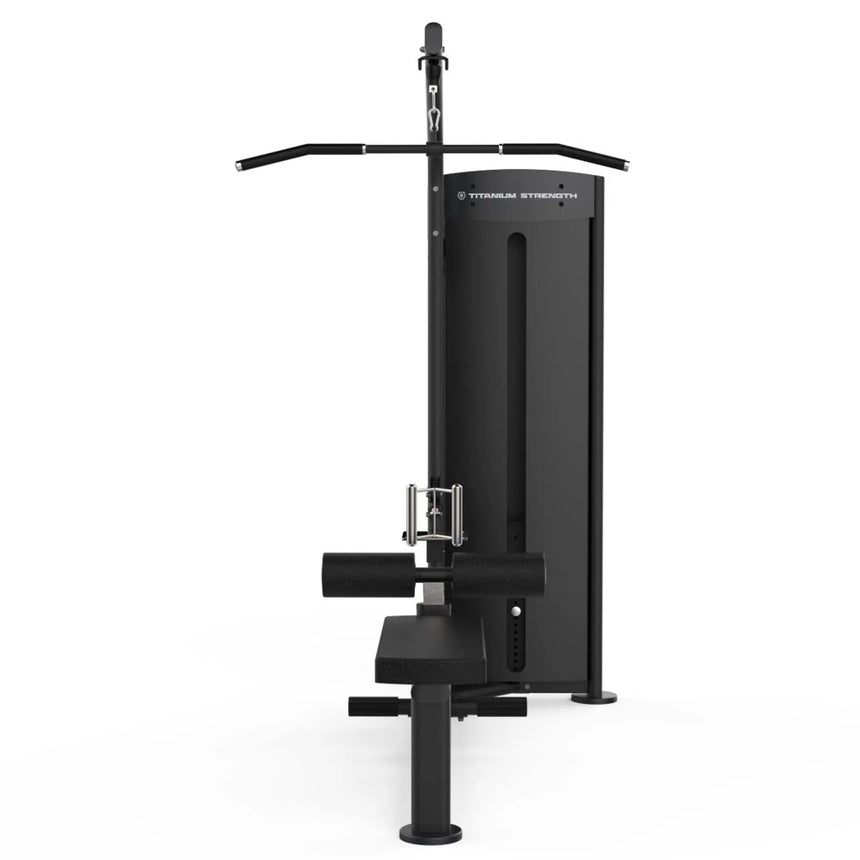 Titanium Strength Black Series Lat Pulldown and Seated Row Machine Titanium Strength