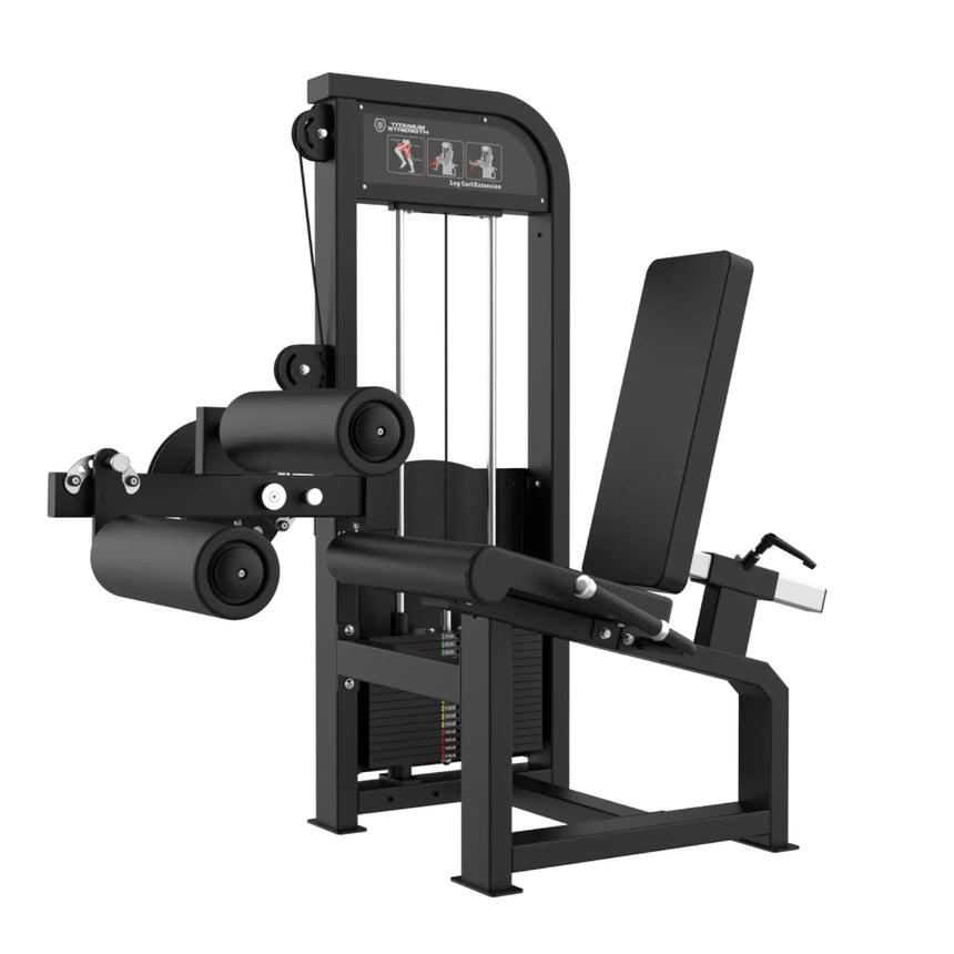 Titanium Strength Elite Series Leg Curl and Leg Extension Machine Titanium Strength