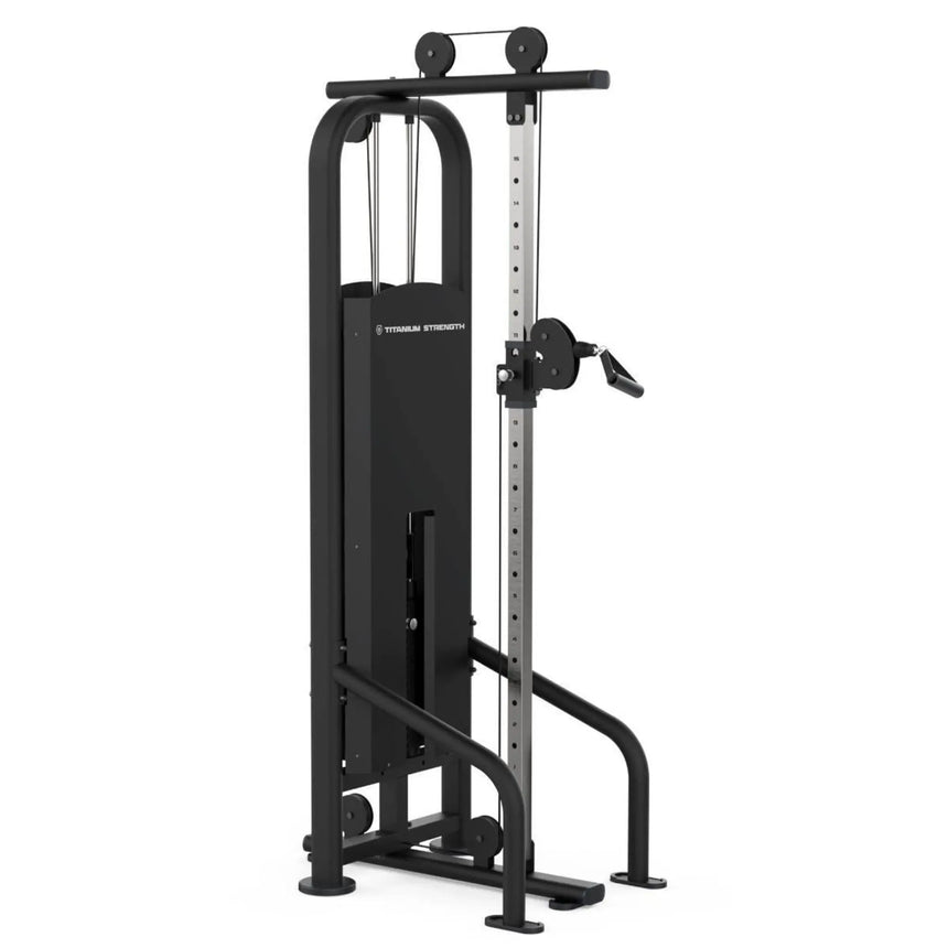 Titanium Strength Black Series Rope Pull Station Adjustable Cable Machine Titanium Strength