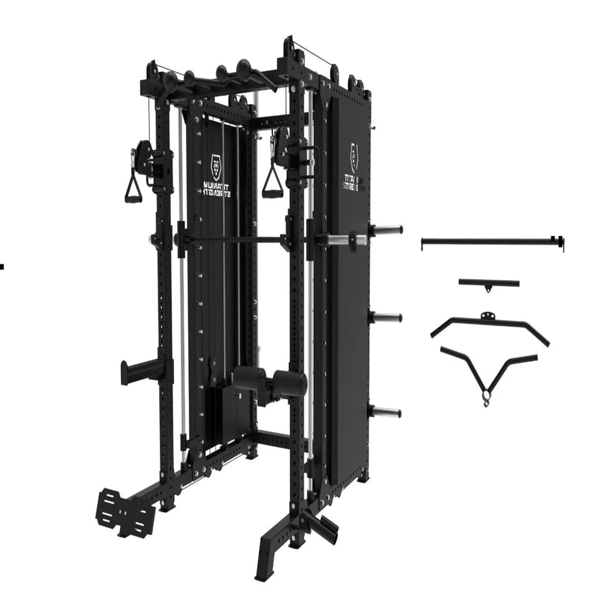 Titanium Strength Smith Machine B500 PRO with Double Pulley and Rack Titanium Strength