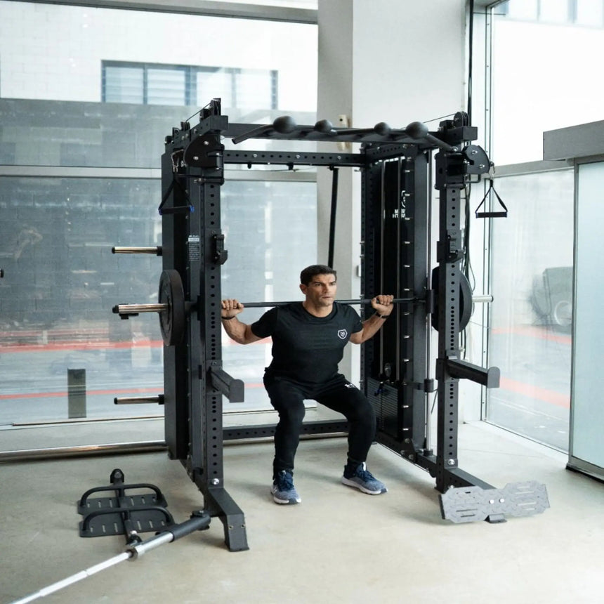 Titanium Strength Smith Machine B500 PRO with Double Pulley and Rack Titanium Strength