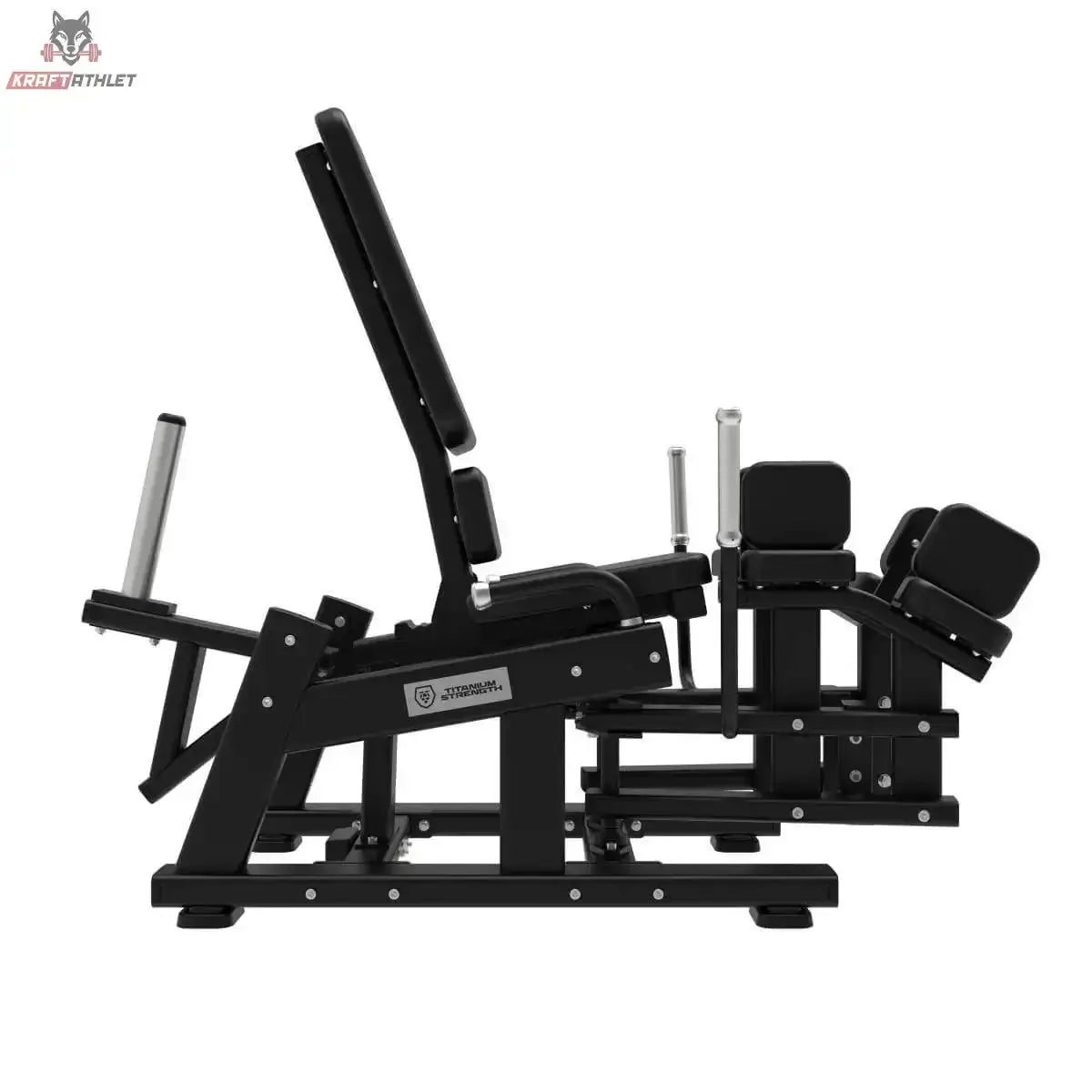 Titanium Strength Elite Series Adduktorenmaschine Plate-Loaded in Seitenansicht mit Rückenlehne