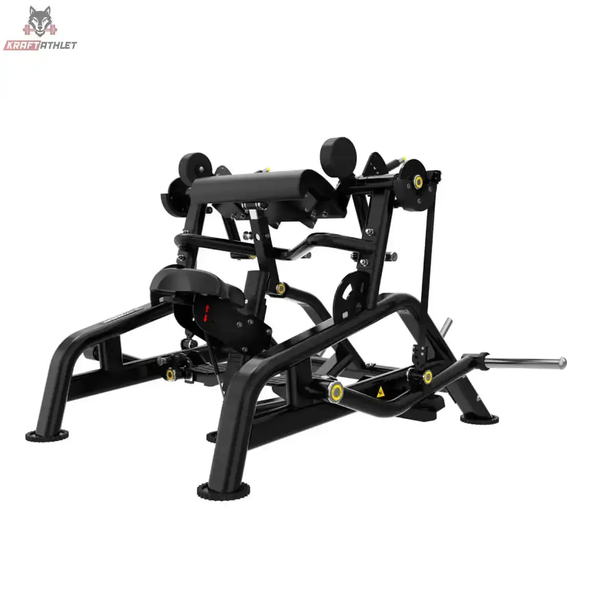 Titanium Strength Genesis Series IsoLateral Bizepscurl mit Hebel in seitlicher Rückansicht mit Hebelarmen