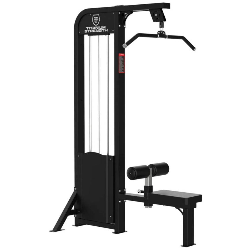 Titanium Strength Elite Series Selectorized Lat Pulldown Machine Titanium Strength