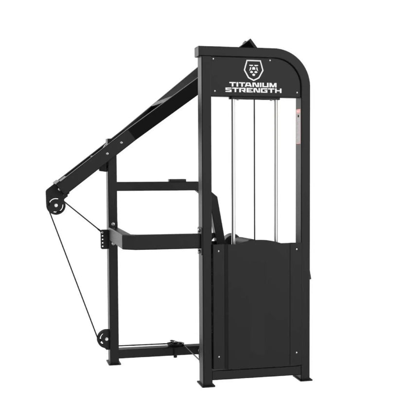 Titanium Strength Elite Series Selectorized Lat Pulldown Machine Titanium Strength