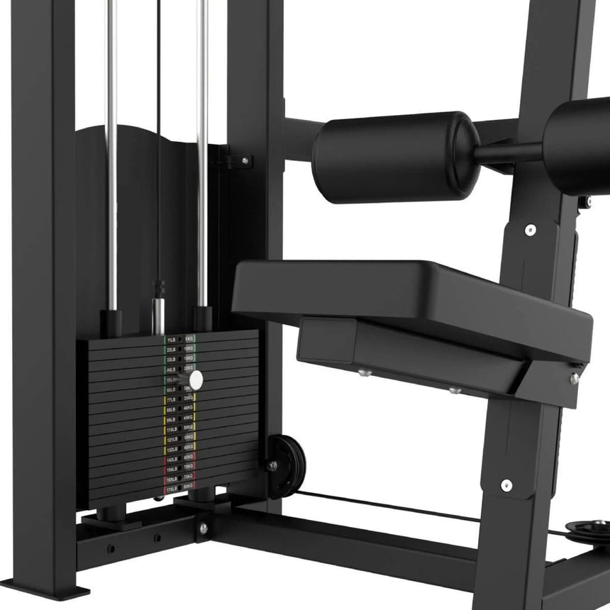Titanium Strength Elite Series Selectorized Lat Pulldown Machine Titanium Strength