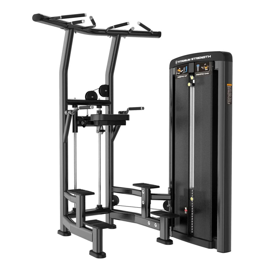 Titanium Strength Genesis Series Selectorised Chin/Dip Assist Machine Titanium Strength