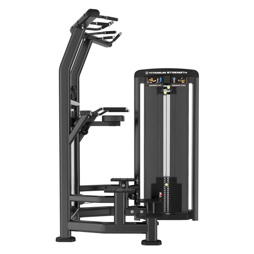 Titanium Strength Genesis Series Selectorised Chin/Dip Assist Machine Titanium Strength