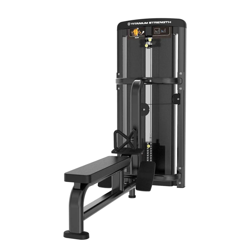 Titanium Strength Genesis Series Selectorised Low Row Machine Titanium Strength