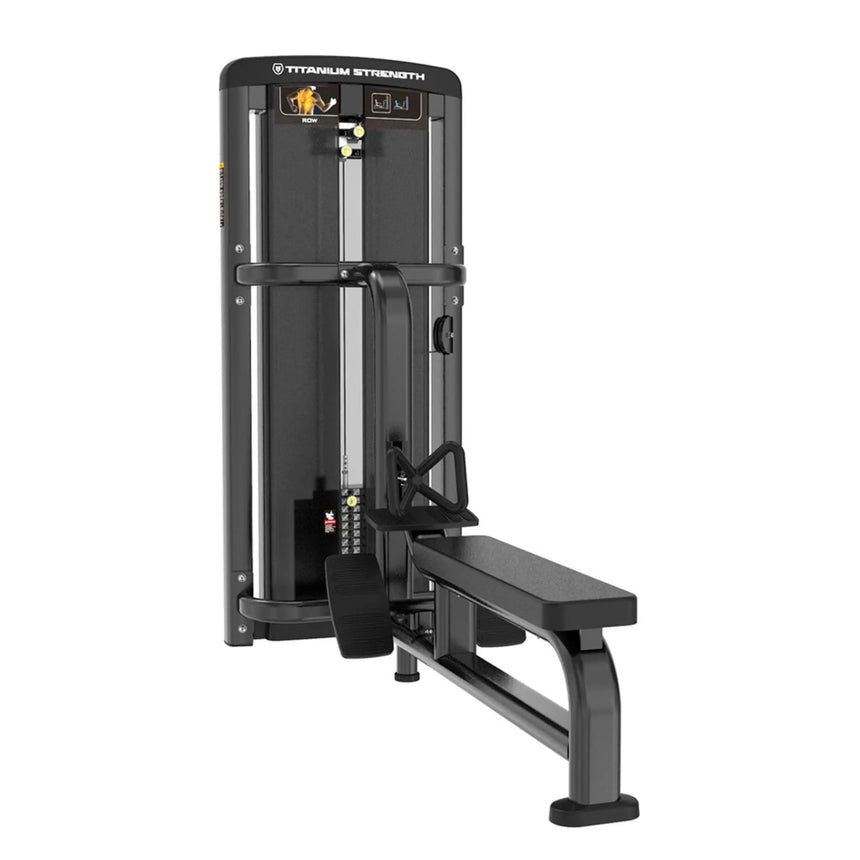 Titanium Strength Genesis Series Selectorised Low Row Machine Titanium Strength