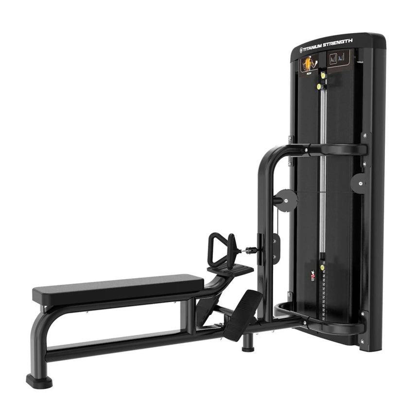 Titanium Strength Genesis Series Selectorised Low Row Machine Titanium Strength