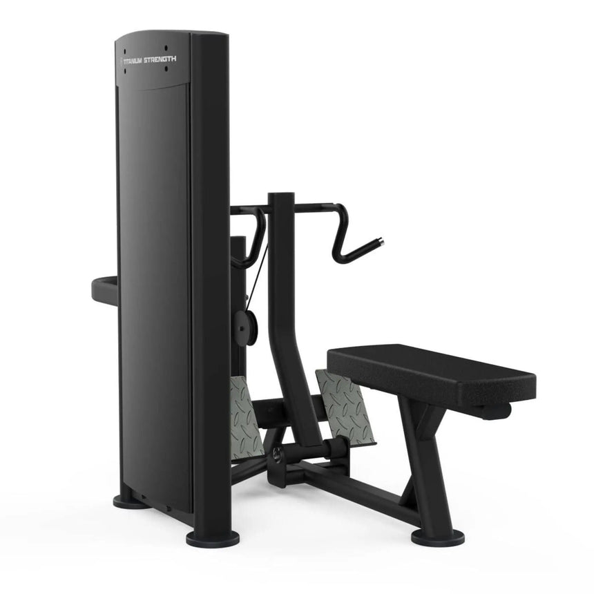Titanium Strength Black Series Selectorized Seated Row Titanium Strength