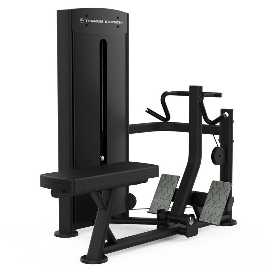 Titanium Strength Black Series Selectorized Seated Row Titanium Strength