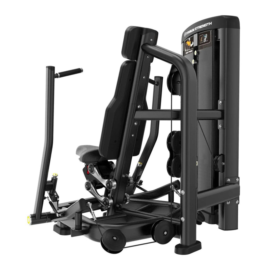 Titanium Strength Genesis Series Vertical Chest Press Machine Titanium Strength