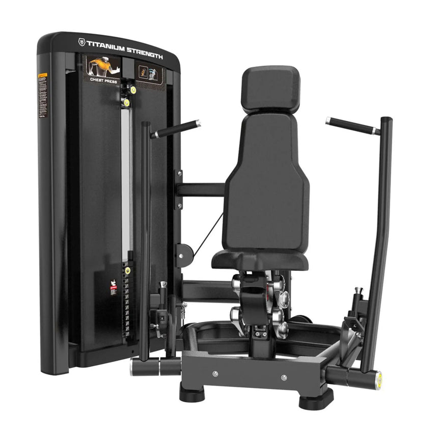 Titanium Strength Genesis Series Vertical Chest Press Machine Titanium Strength
