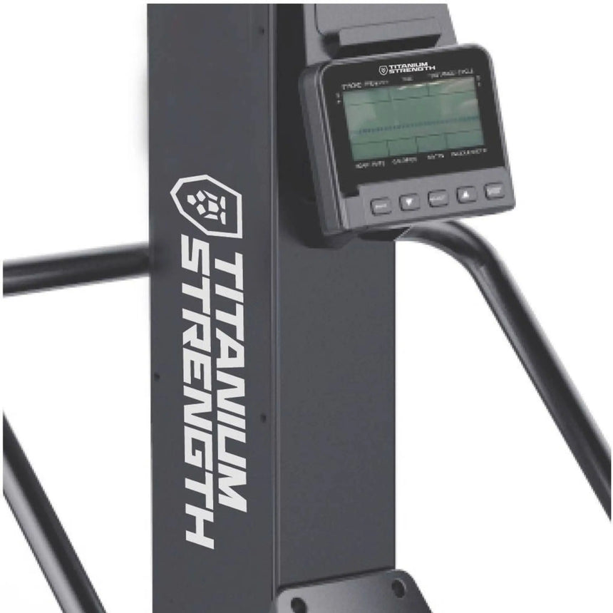 Titanium Strength Air Ski Trainer & Stand Cardio Ski Machine with Bluetooth Titanium Strength