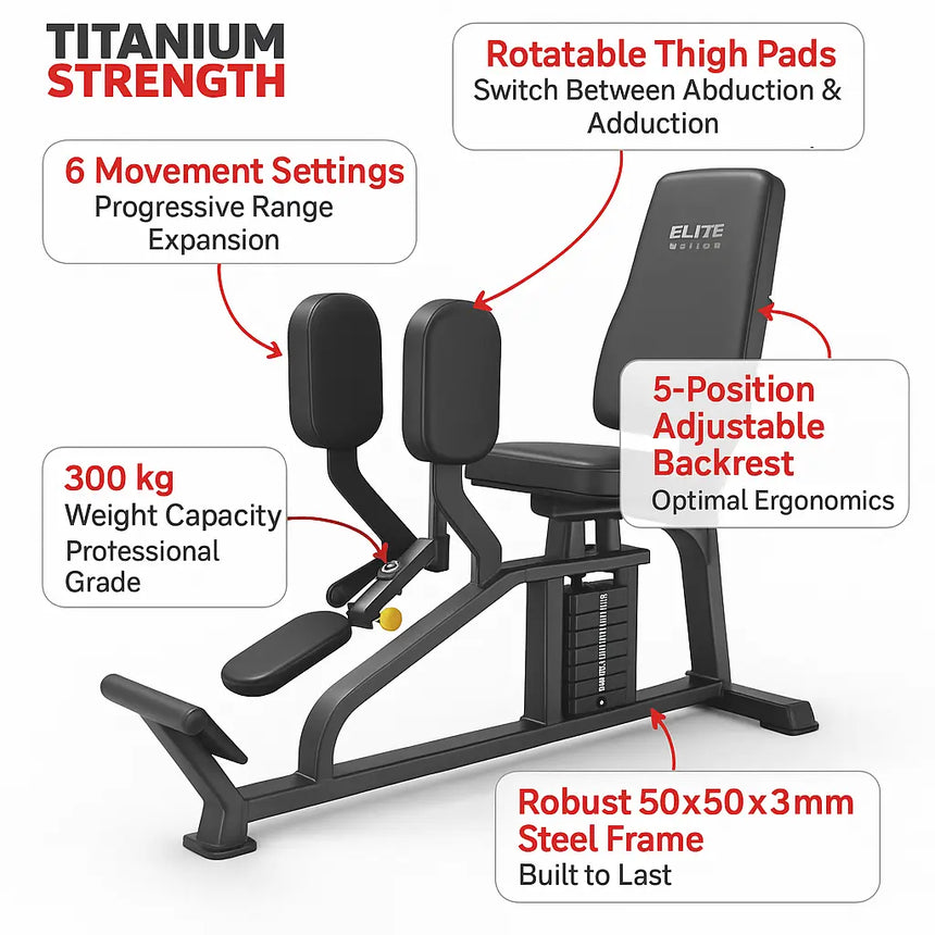 Titanium Strength Elite Series Abductor Adductor Titanium Strength