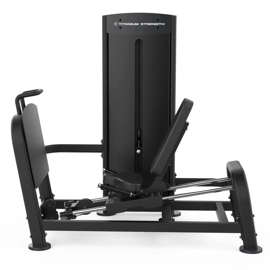 Titanium Strength Black Series Horizontal Leg Press Titanium Strength