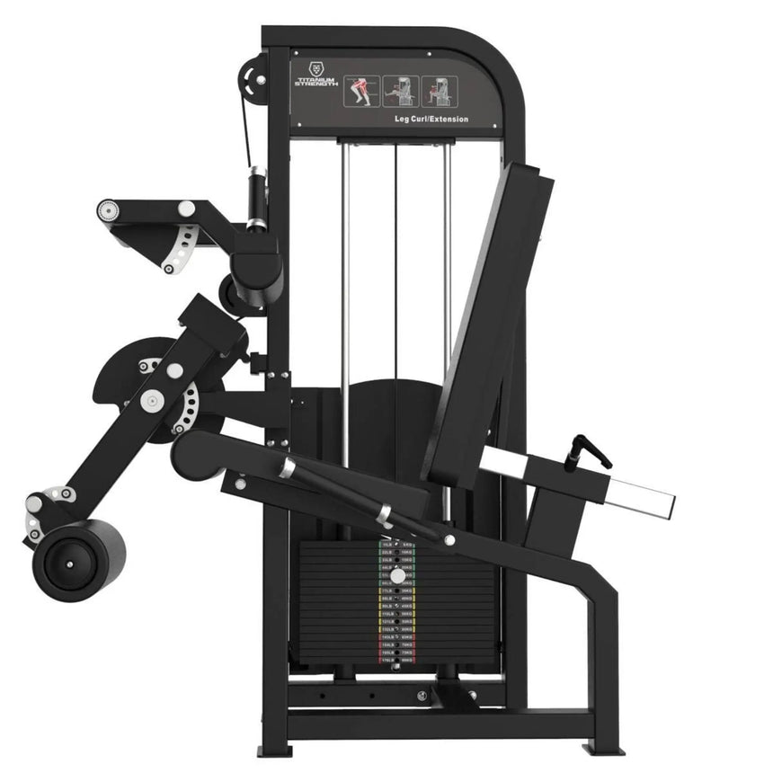 Titanium Strength Elite Series Dual Leg Extension and Seated Leg Curl Premium Titanium Strength