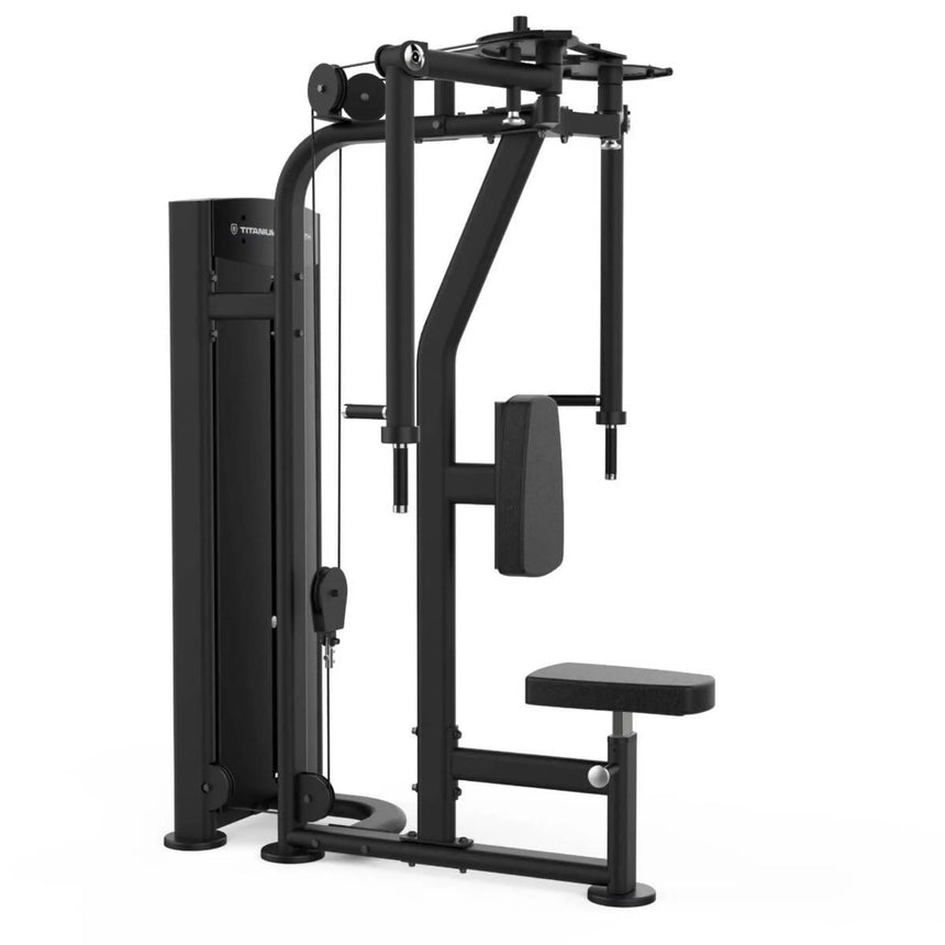 Titanium Strength Black Series Pec Fly and Rear Delt Machine Titanium Strength