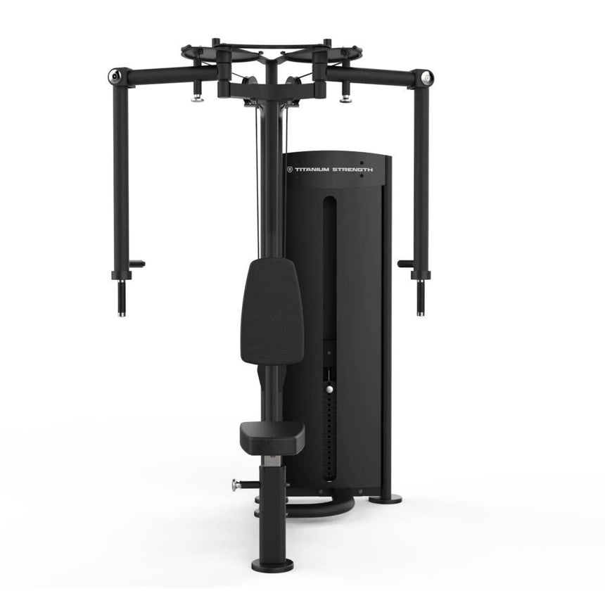 Titanium Strength Black Series Pec Fly and Rear Delt Machine Titanium Strength