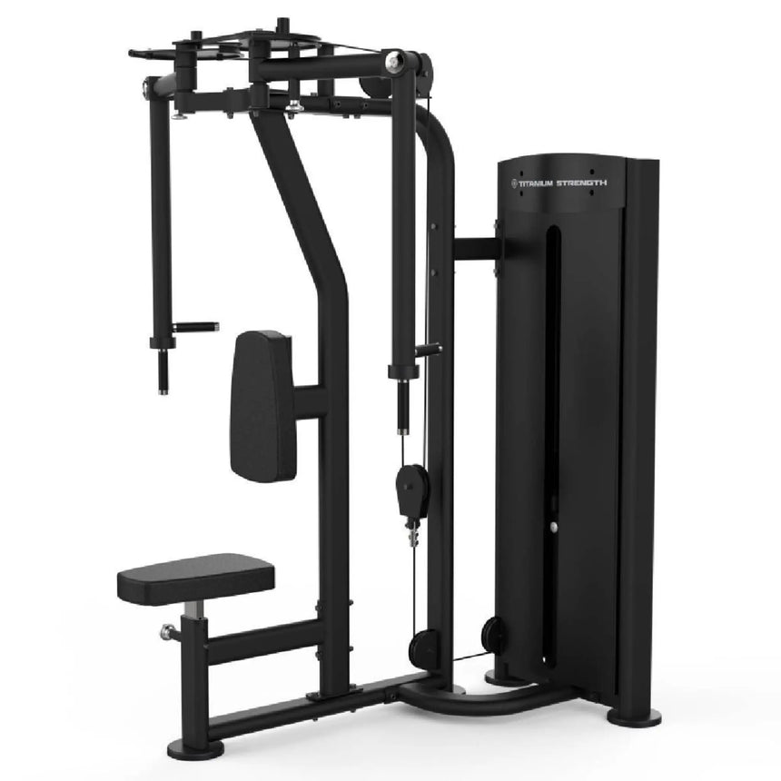 Titanium Strength Black Series Pec Fly and Rear Delt Machine Titanium Strength
