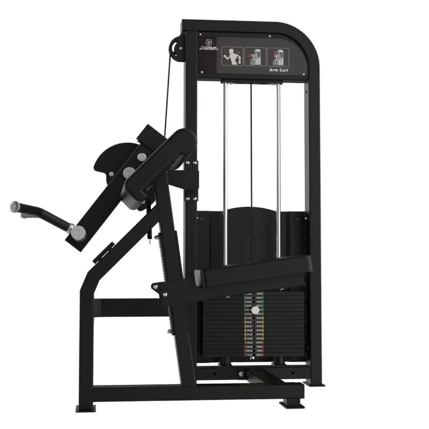 Titanium Strength | EL-S10 | Selectorized Bizepscurl Elite Series Titanium Strength