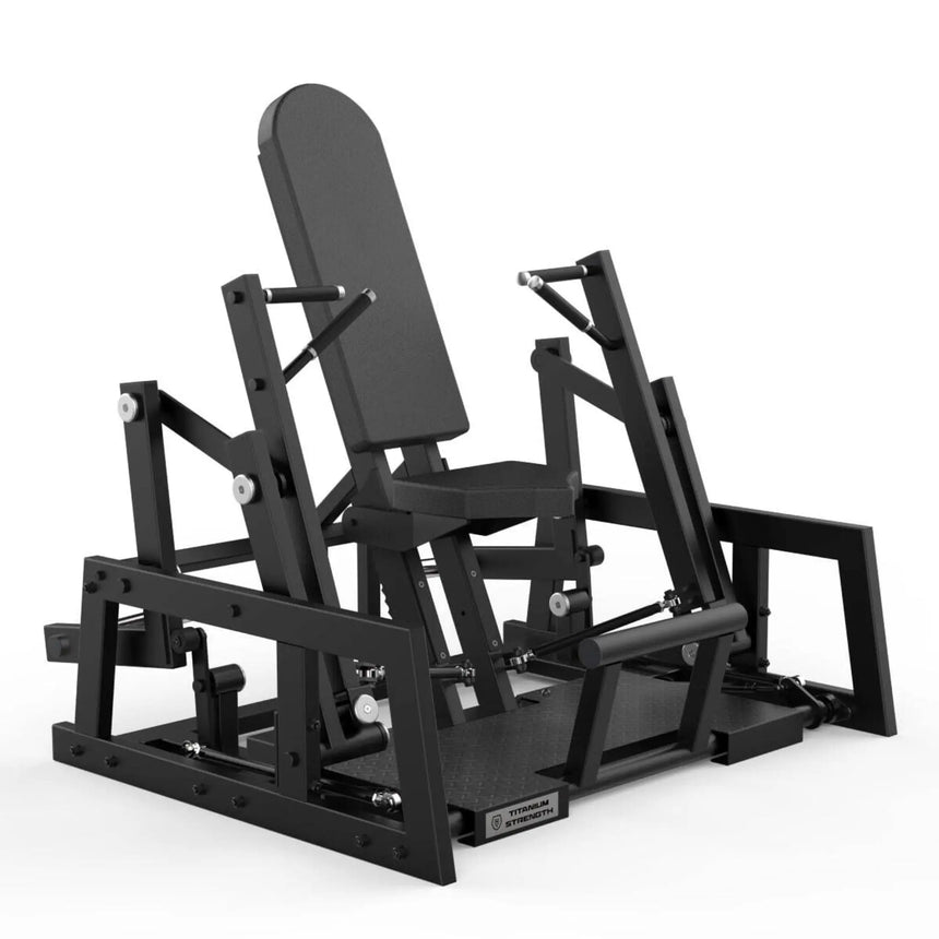 Titanium Strength Elite Series Converging Iso-Lateral Chest Press Machine Titanium Strength