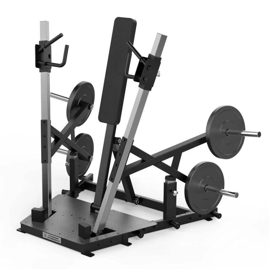 Titanium Strength Elite Series Standing Iso-Lateral Convergent Chest Press Titanium Strength