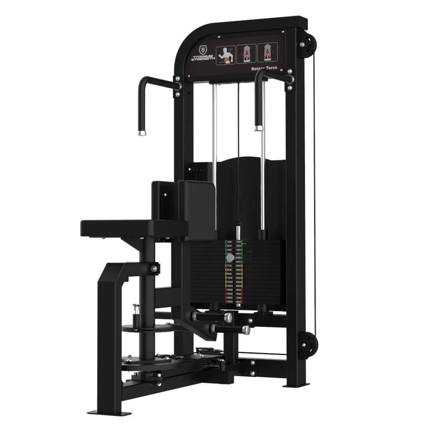 Titanium Strength | EL-S16 | Selectorized Torso Rotation Elite Series Titanium Strength