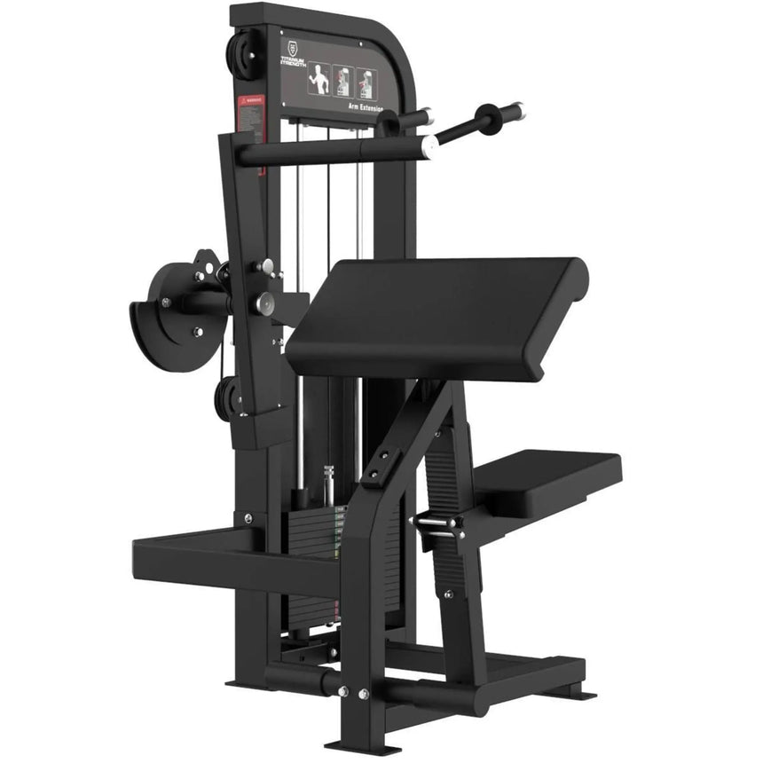 Titanium Strength Selectorised Triceps Extension Machine Elite Series Titanium Strength