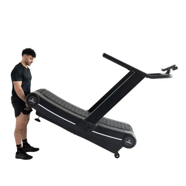 Titanium Strength Commercial Curved Treadmill Self-Powered HIIT Machine Titanium Strength