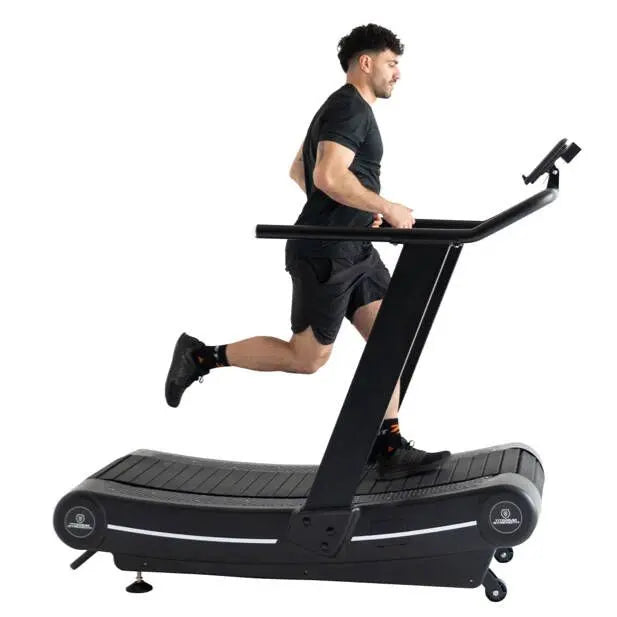 Titanium Strength Commercial Curved Treadmill Self-Powered HIIT Machine Titanium Strength