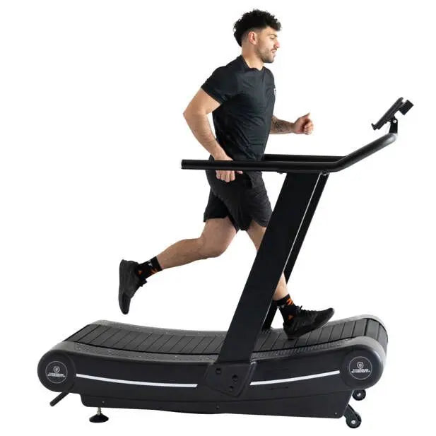 Titanium Strength Commercial Curved Treadmill Self-Powered HIIT Machine Titanium Strength