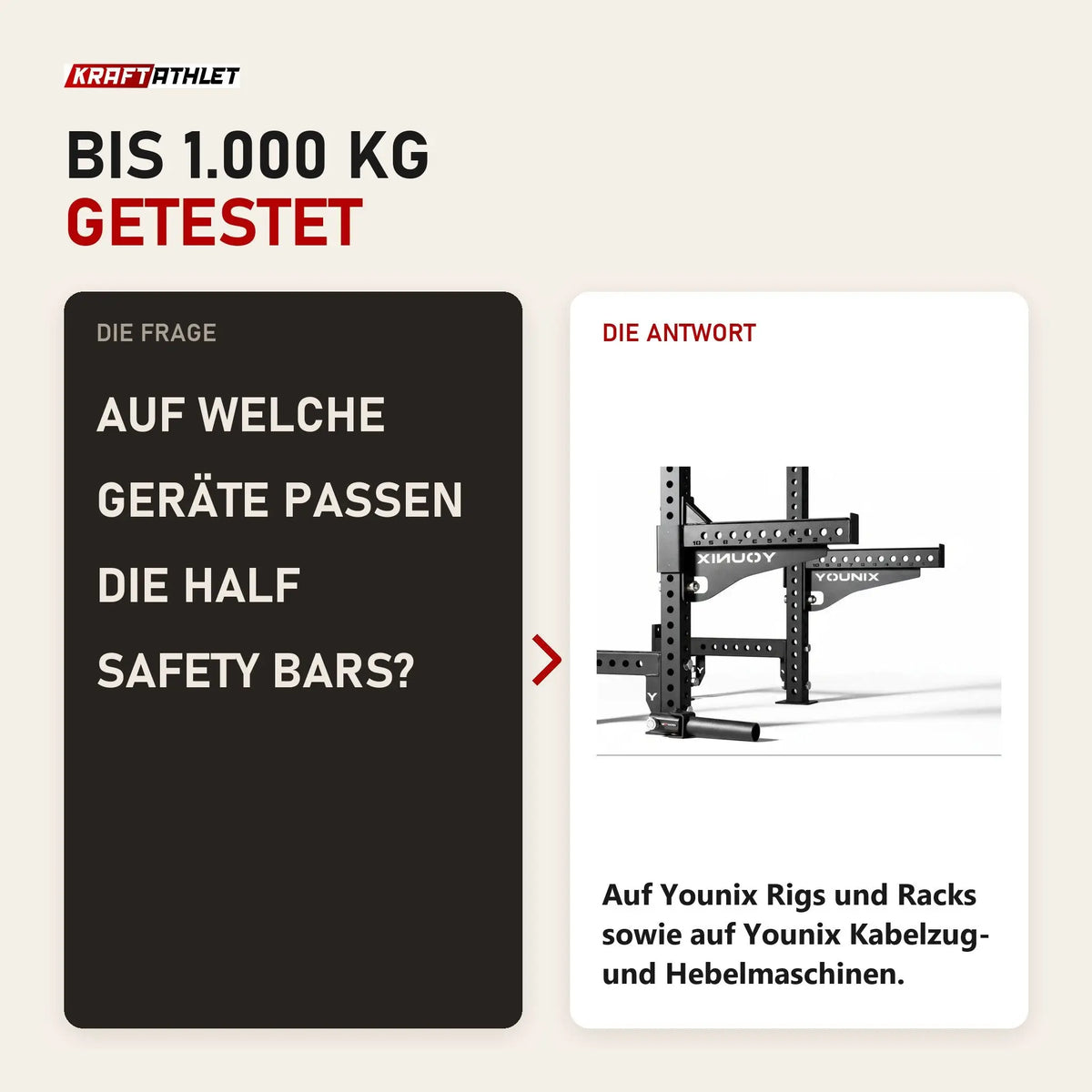Frage und Antwort zu Younix Half Safety Bars Sicherheitsablagen: Auf welche Geräte passen die Half Safety Bars?