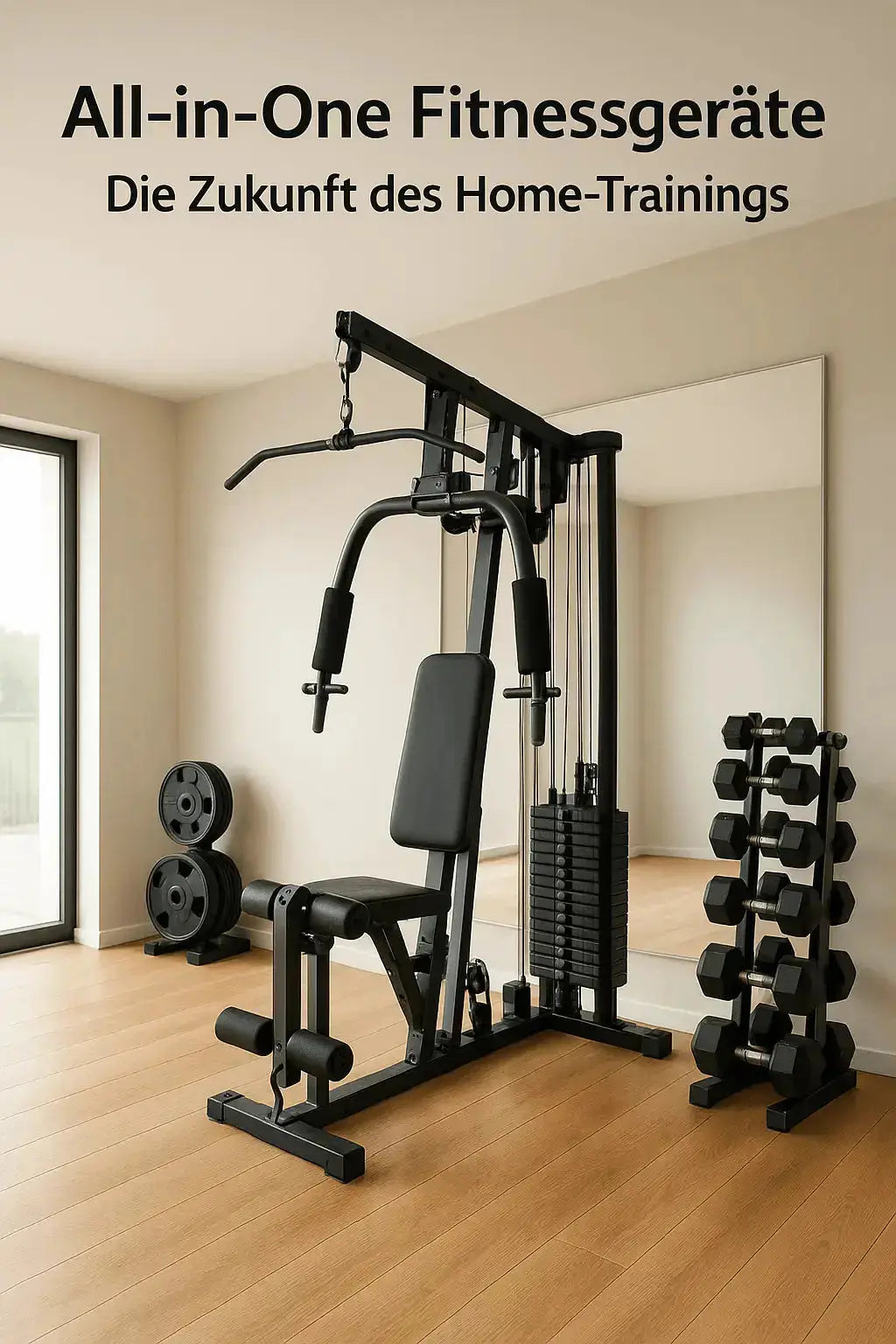 All-in-one fitness machine: a space-saving strength training station for your home gym