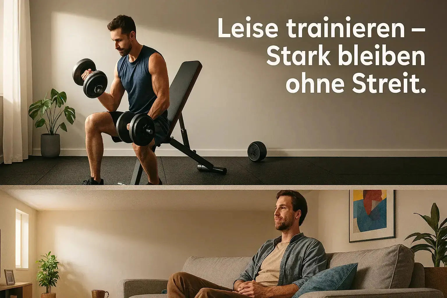Leise-trainieren-Home-Gym-Lösungen-für-hellhörige-Häuser Kraftathlet