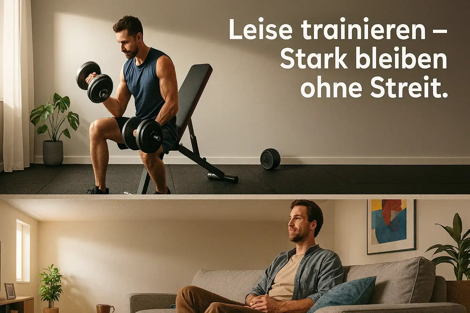 Leise trainieren: Home-Gym-Lösungen für hellhörige Häuser