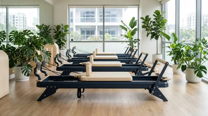 Hegren TALMA 62 Pilates-Reformer im modernen Boutique-Studio